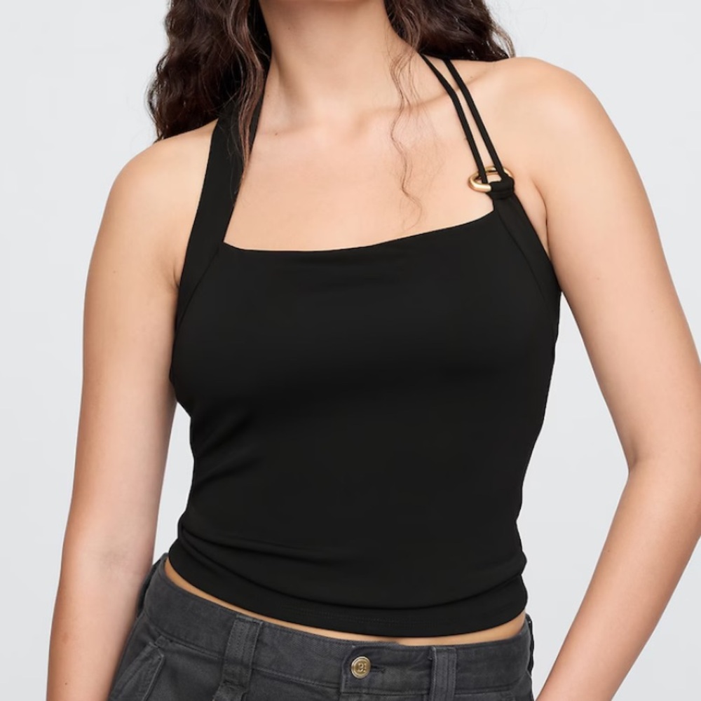 Black Gap × Cult Gaia Chain Cropped Tank